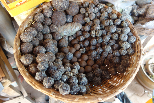 スンバラ（「アフリカ納豆」と呼ばれ古くからブルキナファソの家庭料理で使用されてきた発酵調味料）