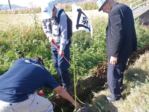 Local people involved in groundwater survey
