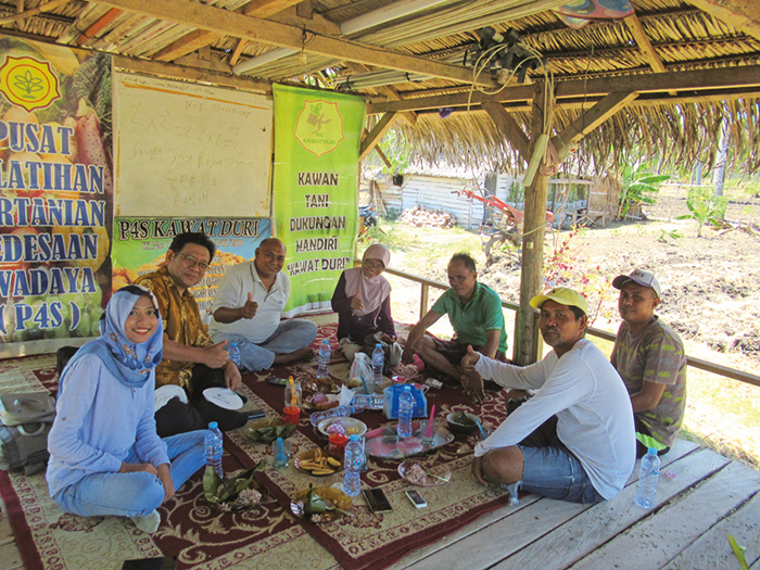 An activities of transdisciplinary community of practice in Hayahaya village of Gorontalo Province, Indonesia