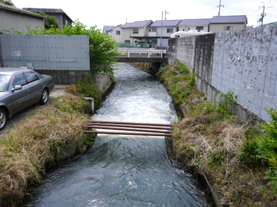 洛西用水の一コマ