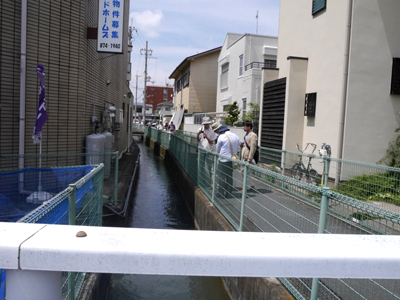 「上方井堰」の跡