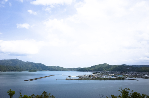 小浜湾の遠景