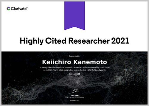 Highly Cited Researchers 2021