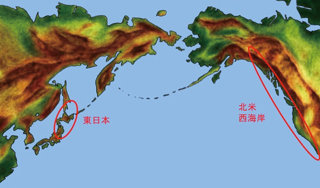 図1　主な研究対象地域