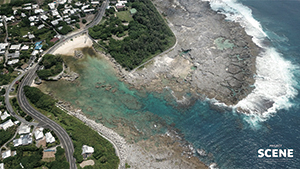 写真1：研究のモデル地域のひとつとなる鹿児島県喜界島
