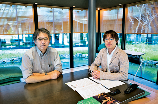 中静先生(左) 王先生(右)