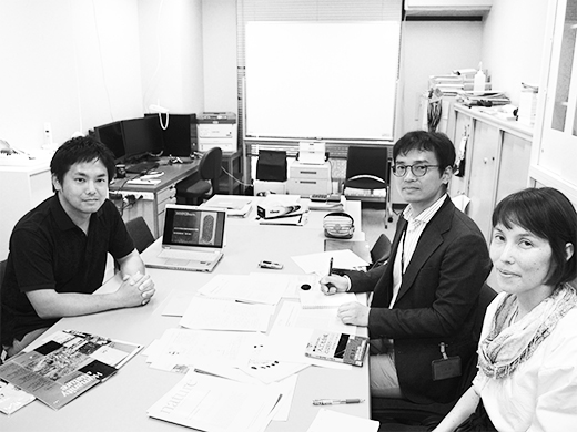 左より、正岡重行、熊澤輝一、遠山真理