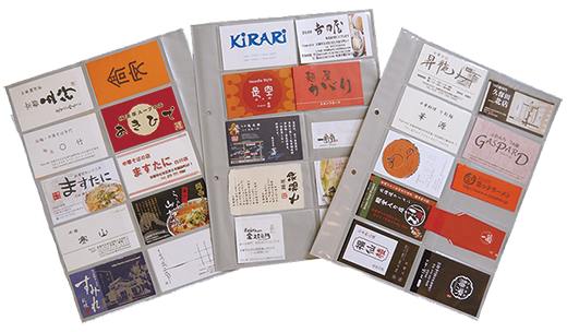 ラーメン屋のショップカード