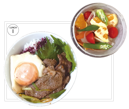 I. 野菜たっぷり男メシ