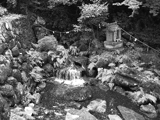 泉神社の湧水(米原市大清水)