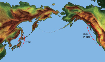 図1　主な研究対象地域