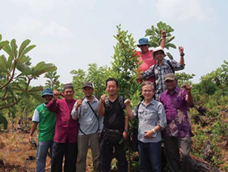 Our FS collaborated with the local community to plant local species on rewetting peatlands