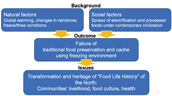 Problem setting scheme of the project