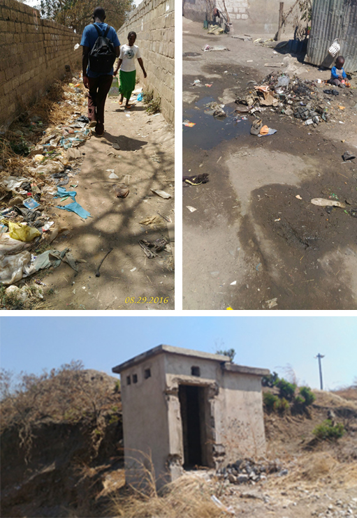 footage from slums in Lusaka, 2016