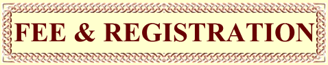FEE & REGISTRATION 